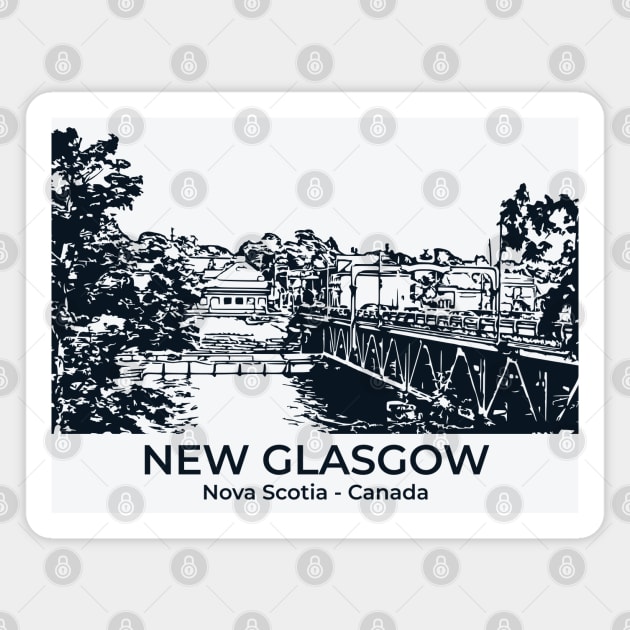 New Glasgow - Nova Scotia Magnet by Lakeric